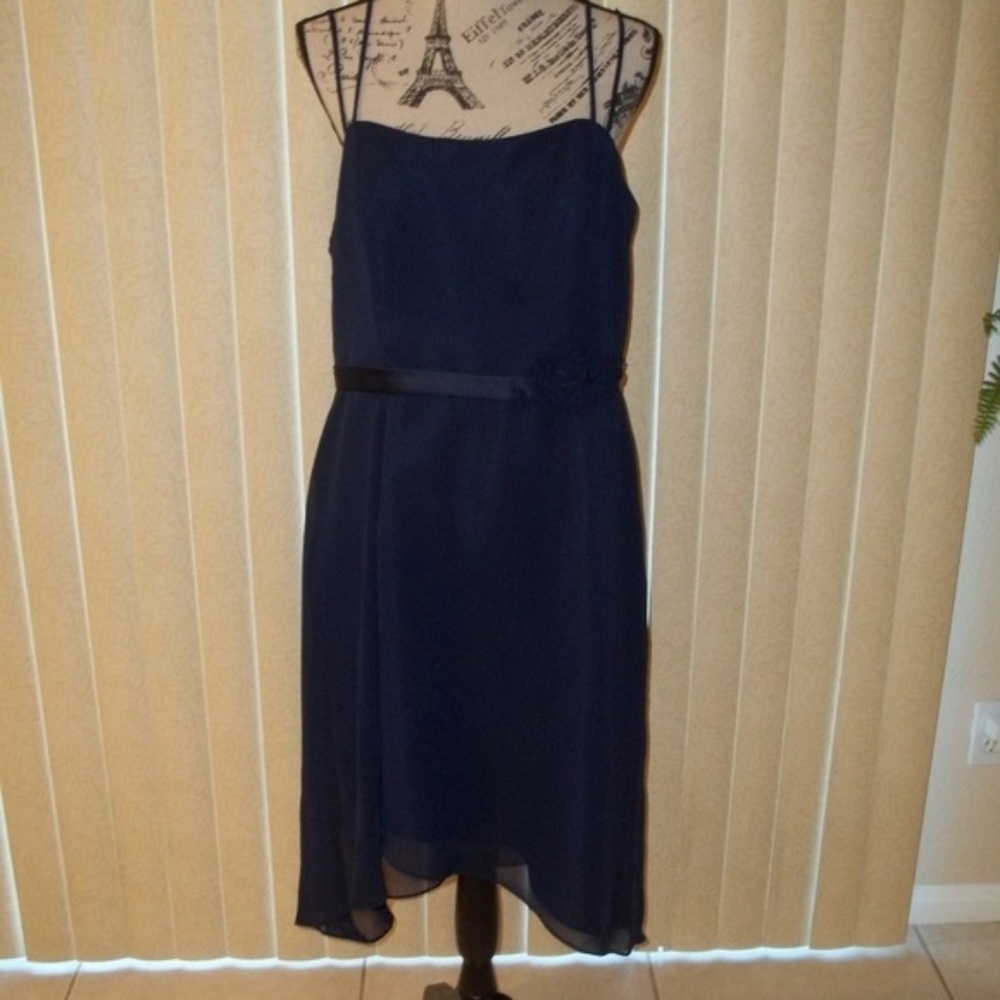 NWT! ALFRED ANGELO NAVY BRIDESMAIDS DRESS SIZE 16 - Picture 6 of 6